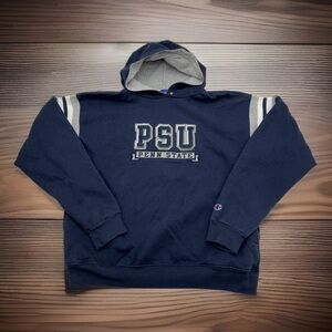PSU Penn State Nittany Lions Hoodie Men’s M‎ Navy Sweatshirt Champion NCAA